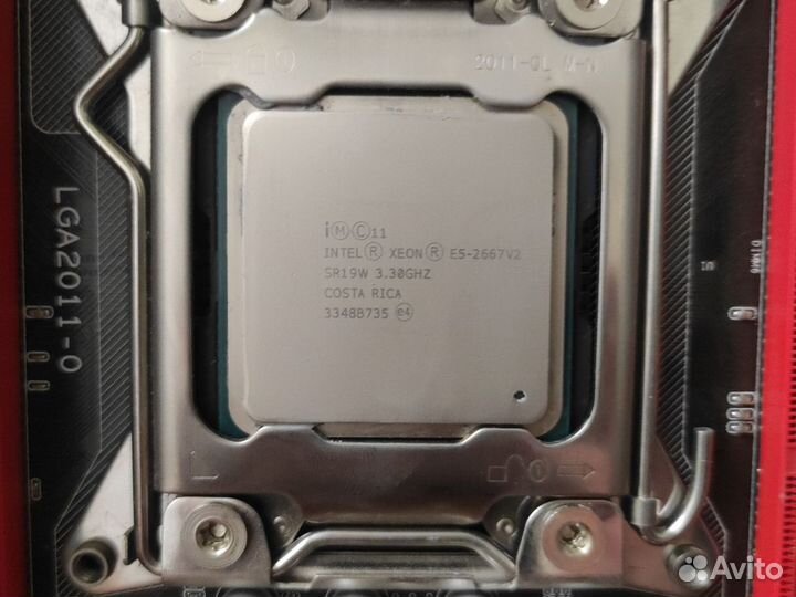 Мат пл сок2011, xeon e5-2667v2, mem 4gb x4 1333MHz