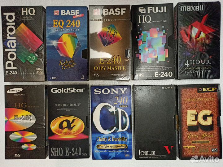 Видеокассеты для записи