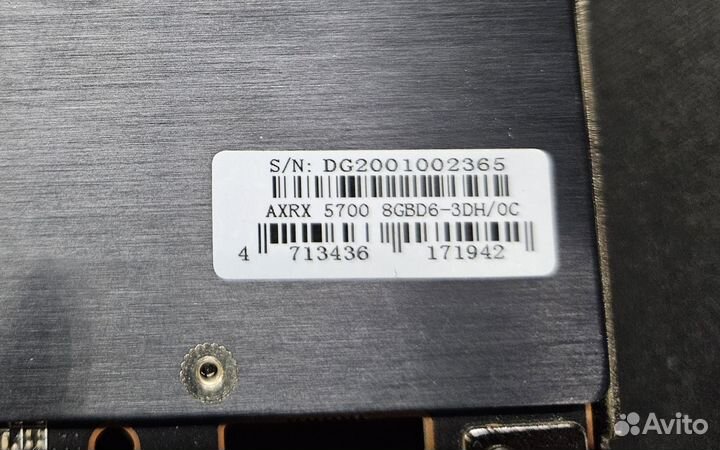 Amd radeon rx 5700 8Gb