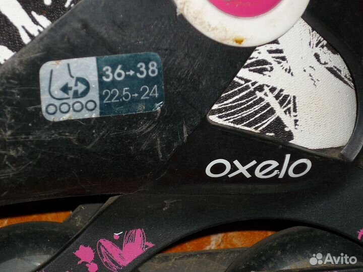 Роликовые коньки Oxelo, размер 36-38