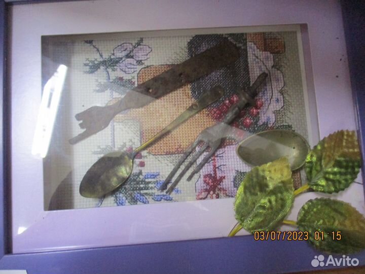 Коллажи с настоящими старинными элементами