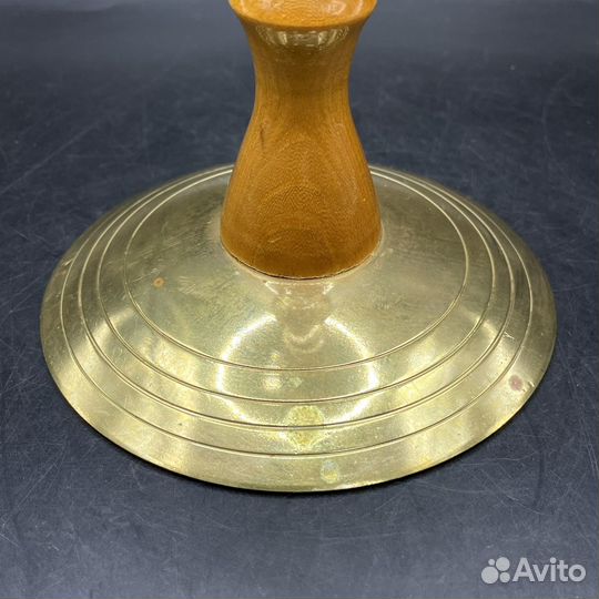 Подсвечник СССР на одну свечу Латунь Винтаж
