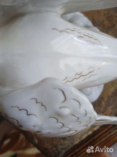 Царевна-Лебедь белая фарфор. Дулево