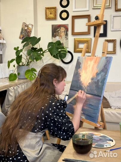 Мастер-классы, рисуем акрилом, текстурной пастой