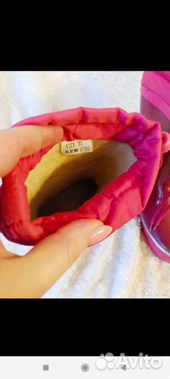 Резиновые сапоги для девочки