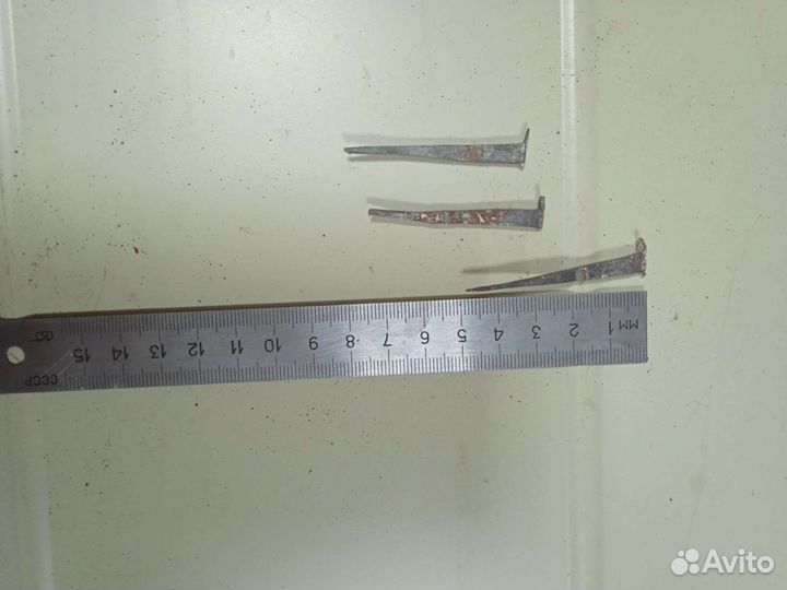 Старинные царские гвозди, кованые конец 19Века