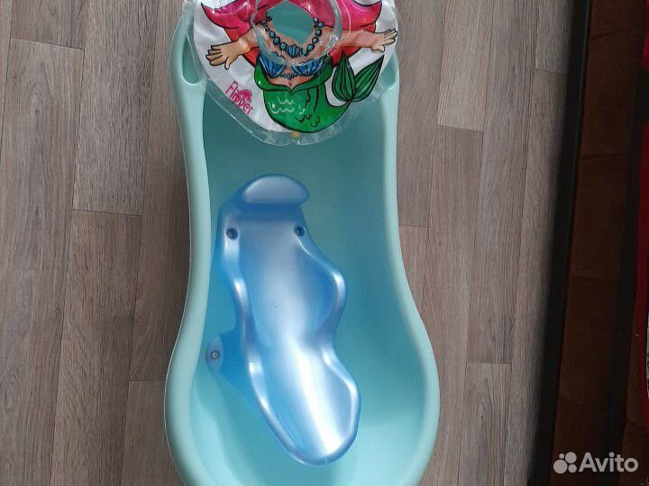 Набор для купания (ванночка, круг, термометр)