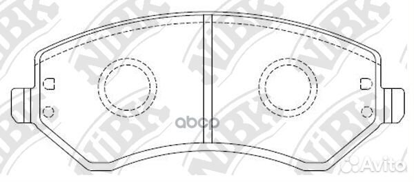 Колодки chrysler grand voyager IV (RG, RS) 2.4