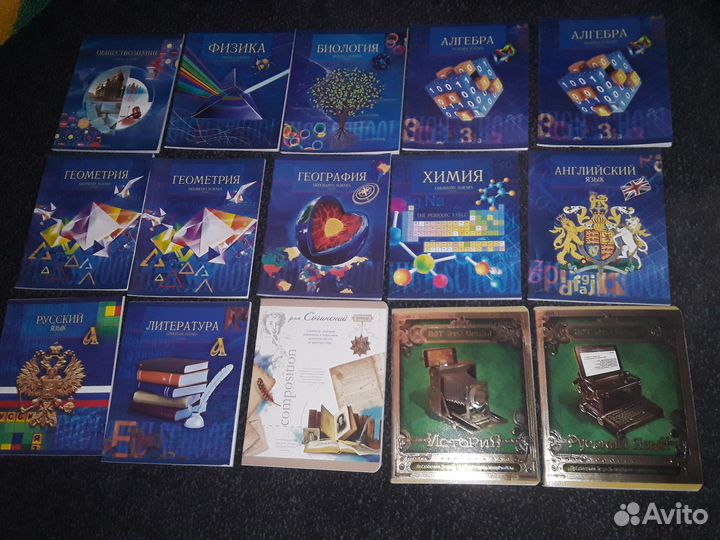 Новая тетрадь 48 листов по школьным предметам