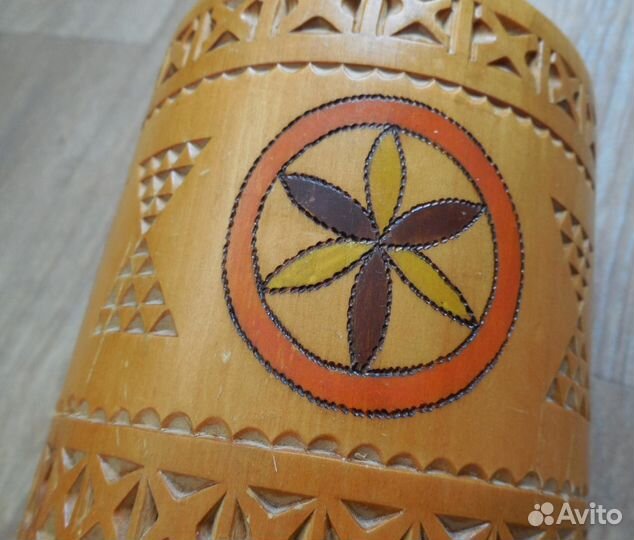 Ваза шкатулка деревянная СССР