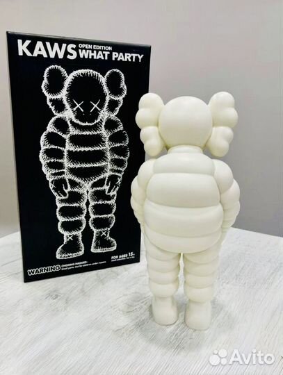 Фигурка kaws What Party 30 см Michelin, белый