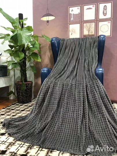 Плед из бамбука кубик оптом