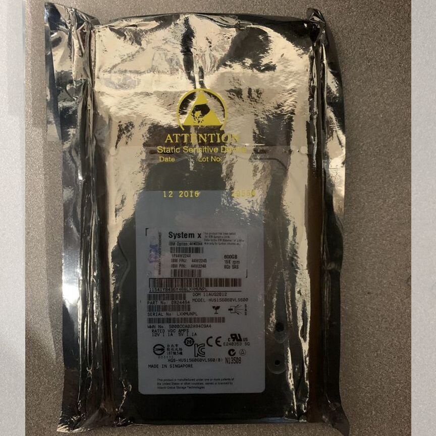 [44W2245] Жесткий Диск Ibm 600gb 15k 6gb Sas 3.5 44w2245