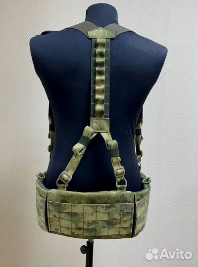 Боевой пояс с баллистическим пакетом и лямками Бр1