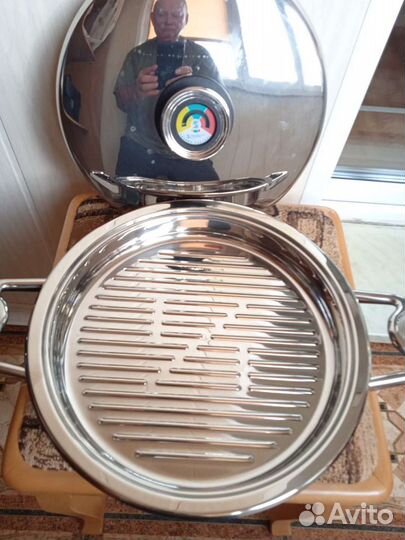 Сковорода zepter с крышкой новая 30 см