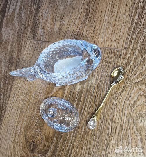 Икорница Рыбка с ложкой Lefard Muza