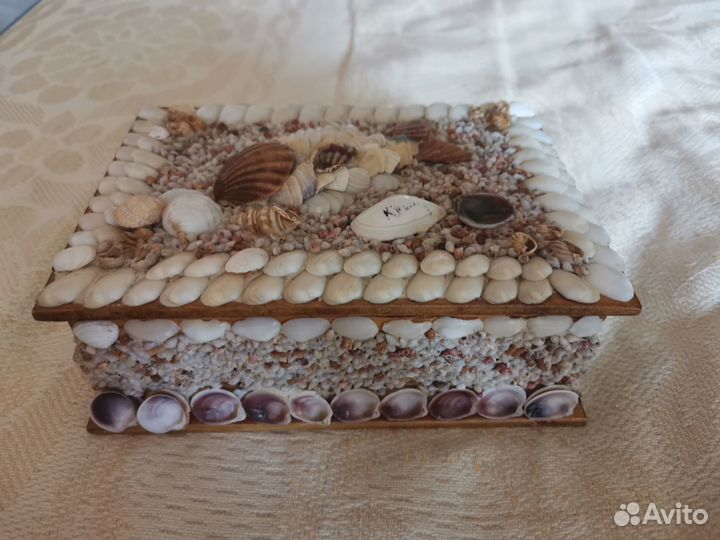 Шкатулка из ракушек СССР