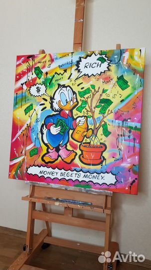 Картины Уорхол Скрудж Баския Микки Мерлин Алек Мак