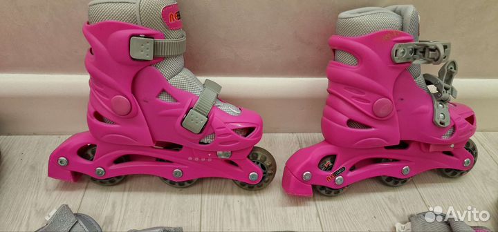 Роликовые коньки детские раздвижные