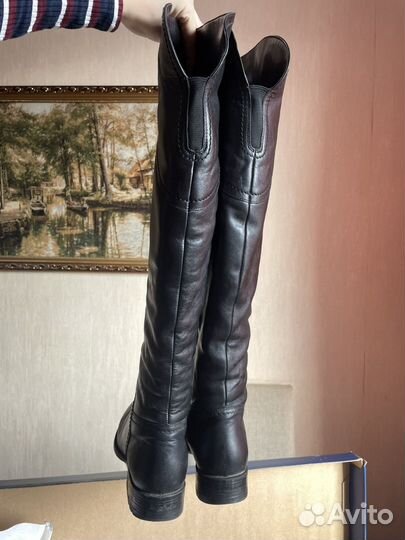 Зимние женские сапоги 38 натуральная кожа