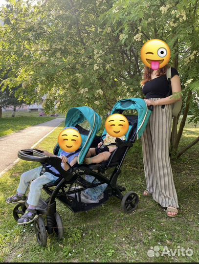 Коляска для двойни