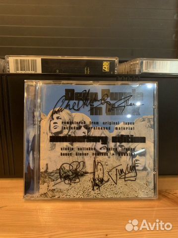 Фирменный CD диск Deep Purple с автографами