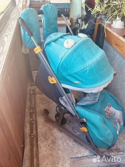 Коляска санки