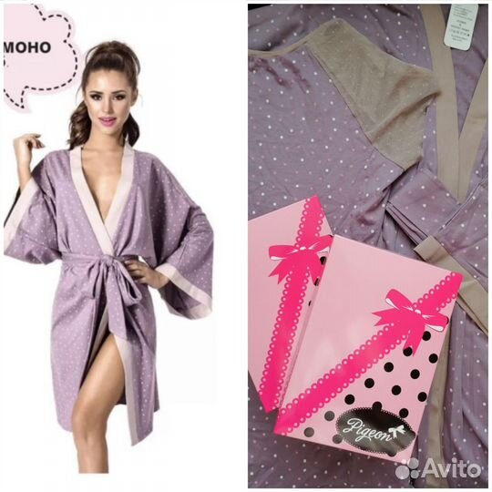 Халат домашний кимоно Pigeon Польша хлопок