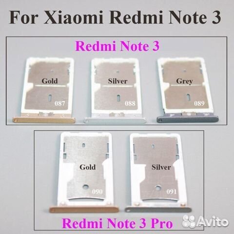 Лотки для симкарт часть 3