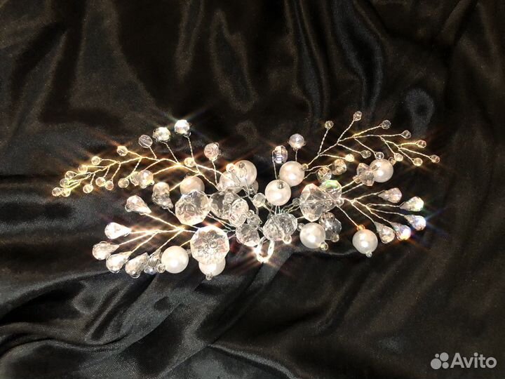 Заколка для волос ручной работы