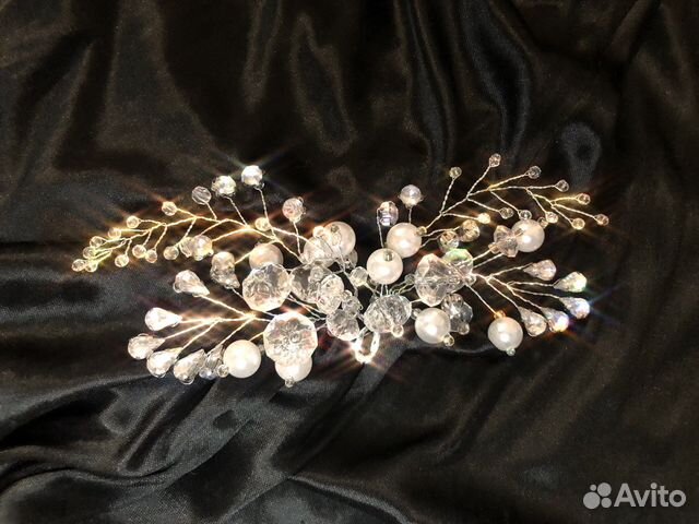 Заколка для волос ручной работы