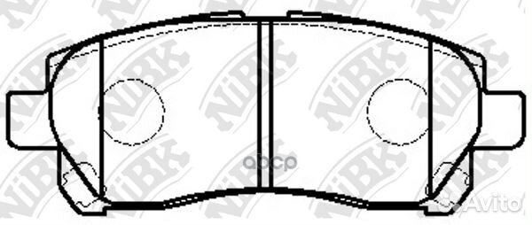 Колодки торм. PN1832 NiBK
