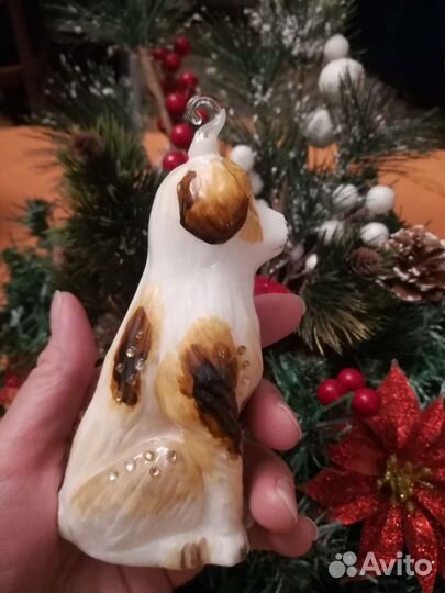 Елочные игрушки komozja, Собака