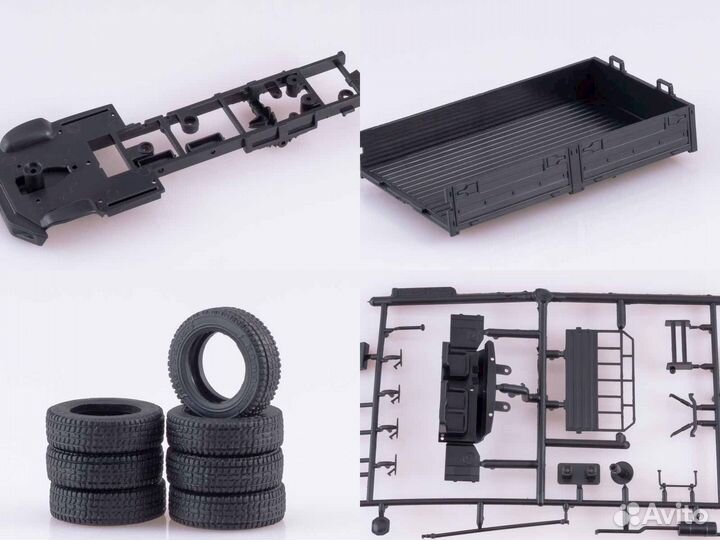 Сборная модель автомобиля ЗИЛ-5301 Бычок