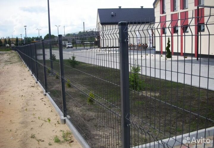 Забор металлический,ворота быстро