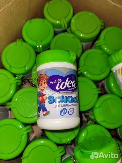 Влажные солфетки fresh idea school