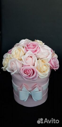Букеты из мыльных ароматных роз