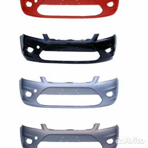 Бампер передний Ford Focus II 2008-11, в цвет