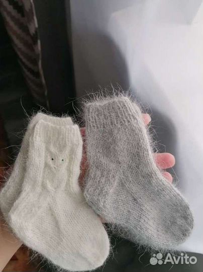 Пуховые носки детские