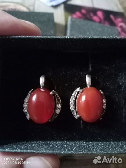 Кольцо и серьги