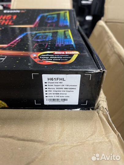 Новые материнские платы сокет 1155 h61/много