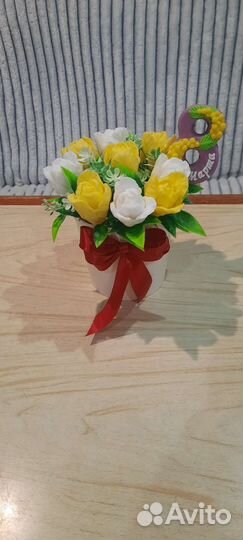 Букеты из мыла, Подарок на 8 марта