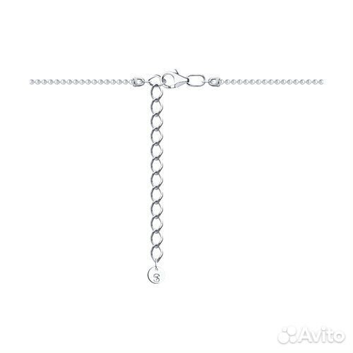Колье sokolov из серебра, 94071104, р.40\45