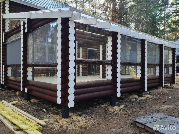 Мягкие окна для террас и беседок