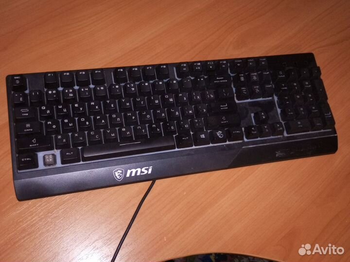 Мембранная клавиатура с подсветкой MSI GK30