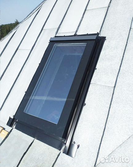 Мансардное окно из профиля Rehau 840x1240 мм