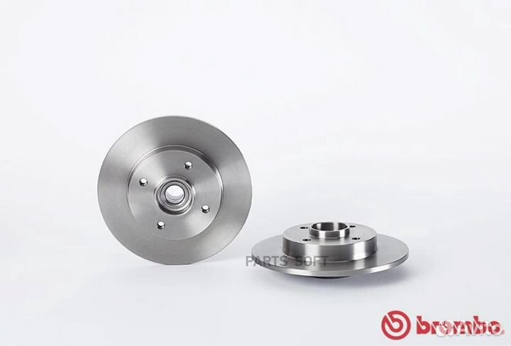 Диск торм.зад.249x9 4отв. peugeot 308, citroen C4