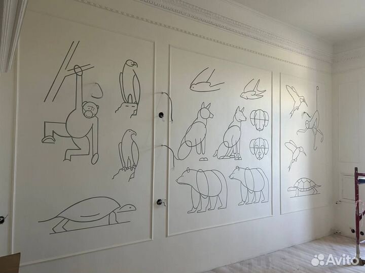 Художник роспись стен, мозаика