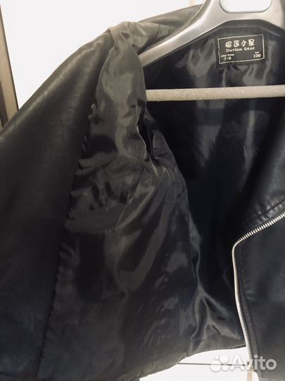 Куртка детская кожанка