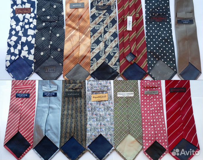 Галстуки 1000 шт. Hermes Chanel Gucci